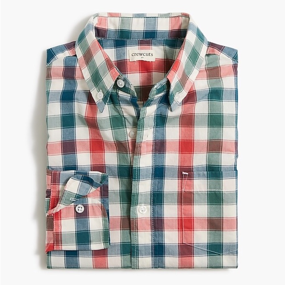 J. Crew Plaid Button Down Shirt